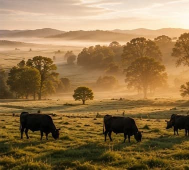 Prairies naturelles d'élevage en Uruguay